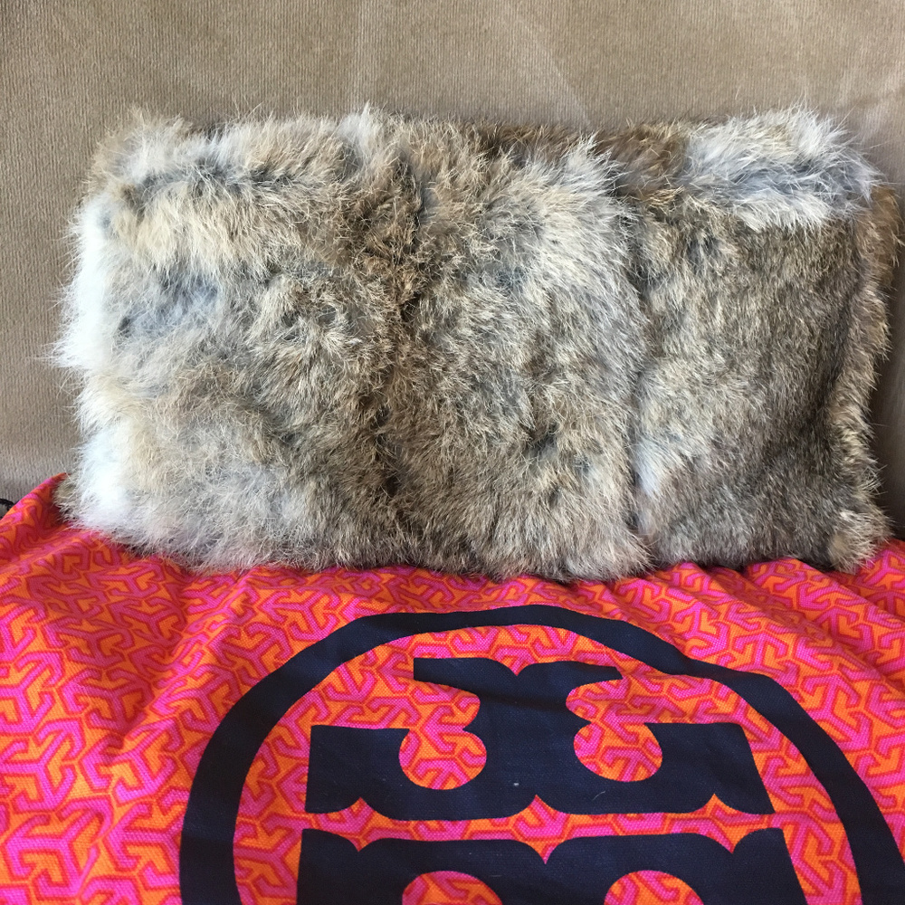 Tory Burch Rabbit Fur Handbag - Picture 3 of 5